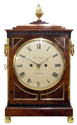 Thomas Strange Mahogany Bracket Clock (Circa 1850).