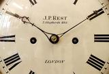 J P Rest Bracket Clock Name on Dial