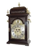 John Mitchell Penny Moon Bracket Clock After Restoration.
