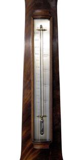 Mahogany 4-Light Barometer,Thermometer.