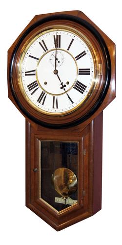 Ansonia Regulator A, American drop dial clock (Circa 1880).