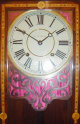 Caledonian Rosewood Pole Clock, Dial & Fretwork.
