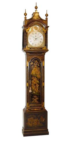Longcase Lacquer Clock, John Clarke, (Circa 1770)