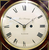 Thomas Strange Bracket Clock Dial.